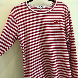 Comme des Garçons long sleeve PLAY t-shirt